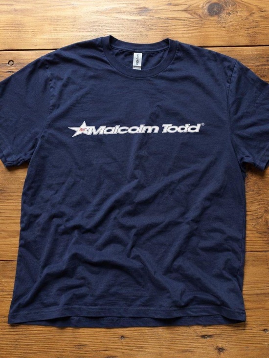 Gildan Other - Gildan Navy Malcolm Todd Logo Tee